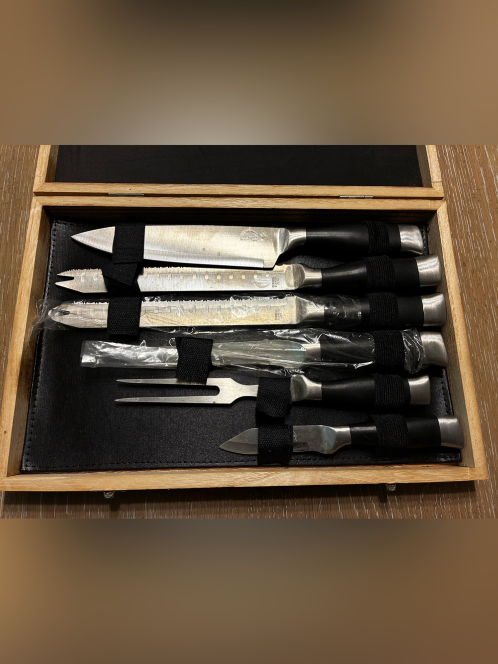 Gourmet Tradition Stainless Steel industrial  Carving and Serving Knife Set